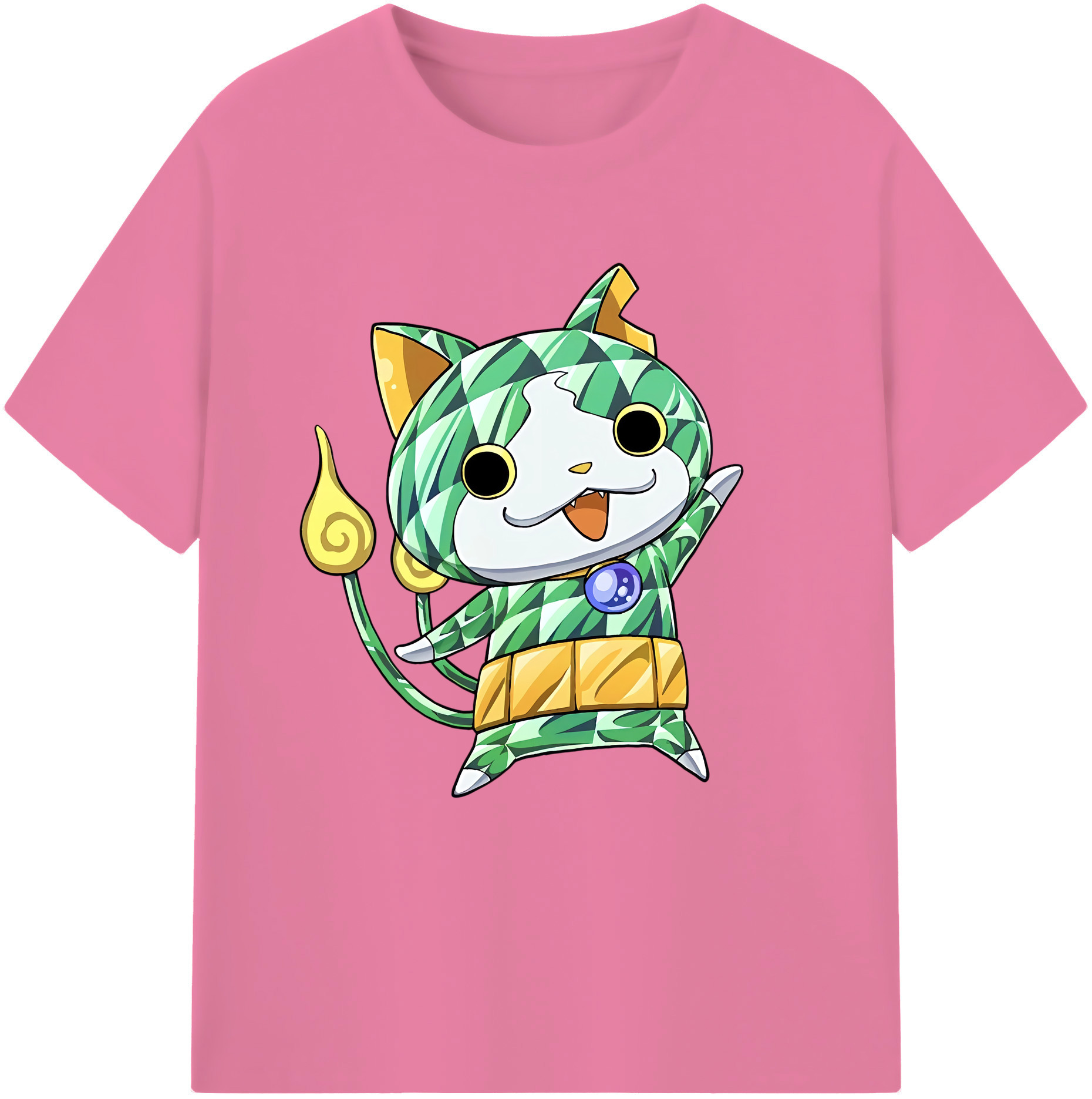（画像用） 妖怪ウォッチ Yo-kai Watch 綿100％半袖Tシャツ（フロントプリント）